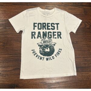 Peek Kids Boys Girls Smokey Bear Forest Ranger Prevent Wild Fires t shirt 4/5 S